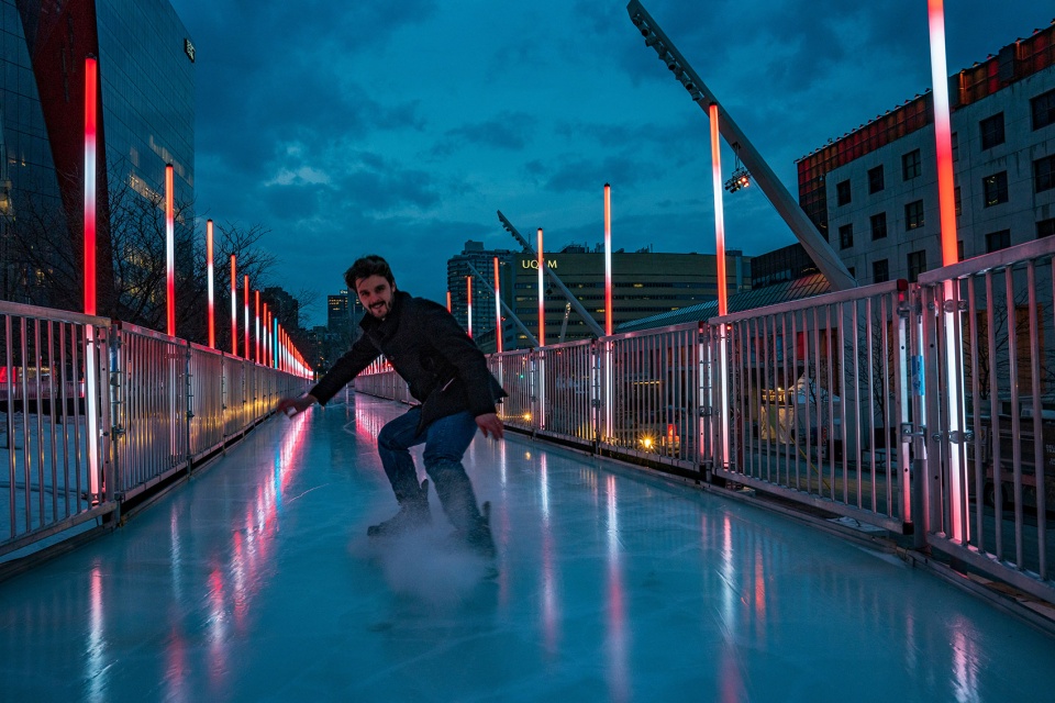 skating loop montreal en lumiere festival