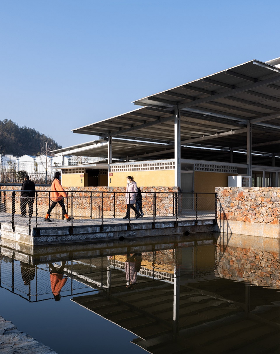 wufu longjing agricultural products exhibition center by describing architecture studio