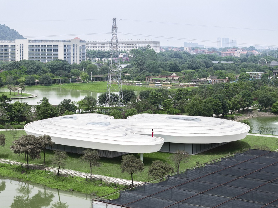 the ripple nanhai district freshwater fish industry technology demonstration and promotion center by wutopia lab