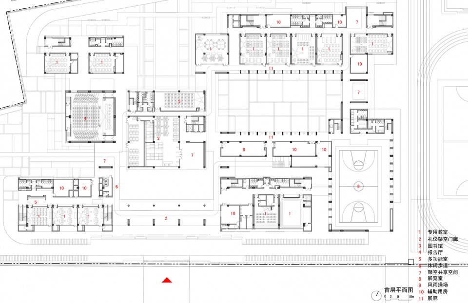 首层平面图 tao zhi studio
