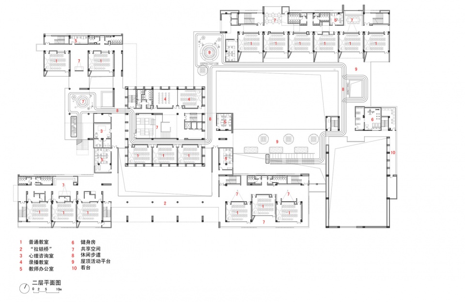 二层平面图 tao zhi studio