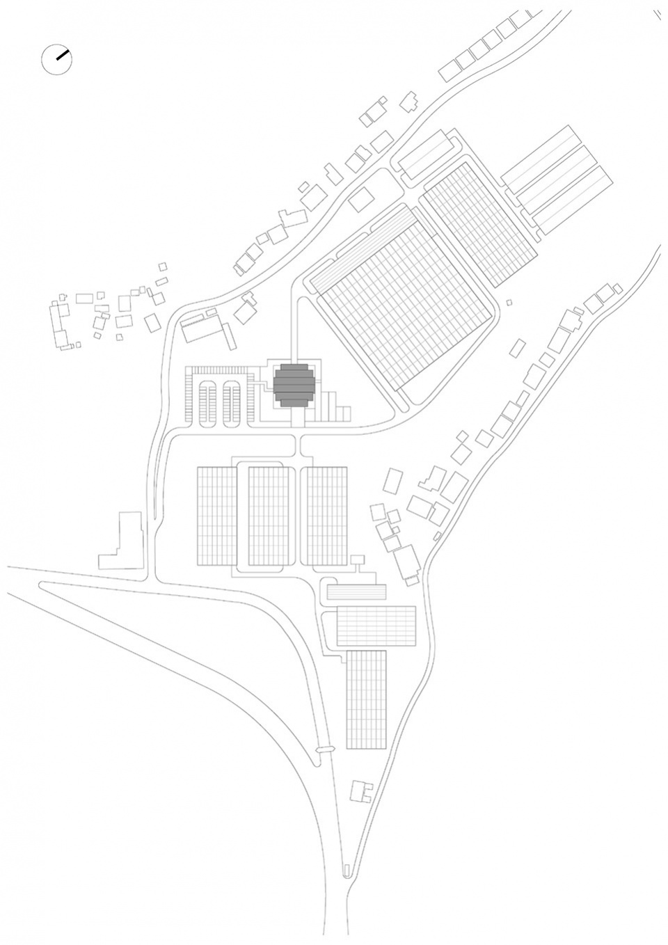 wufu longjing agricultural products exhibition center by describing architecture studio