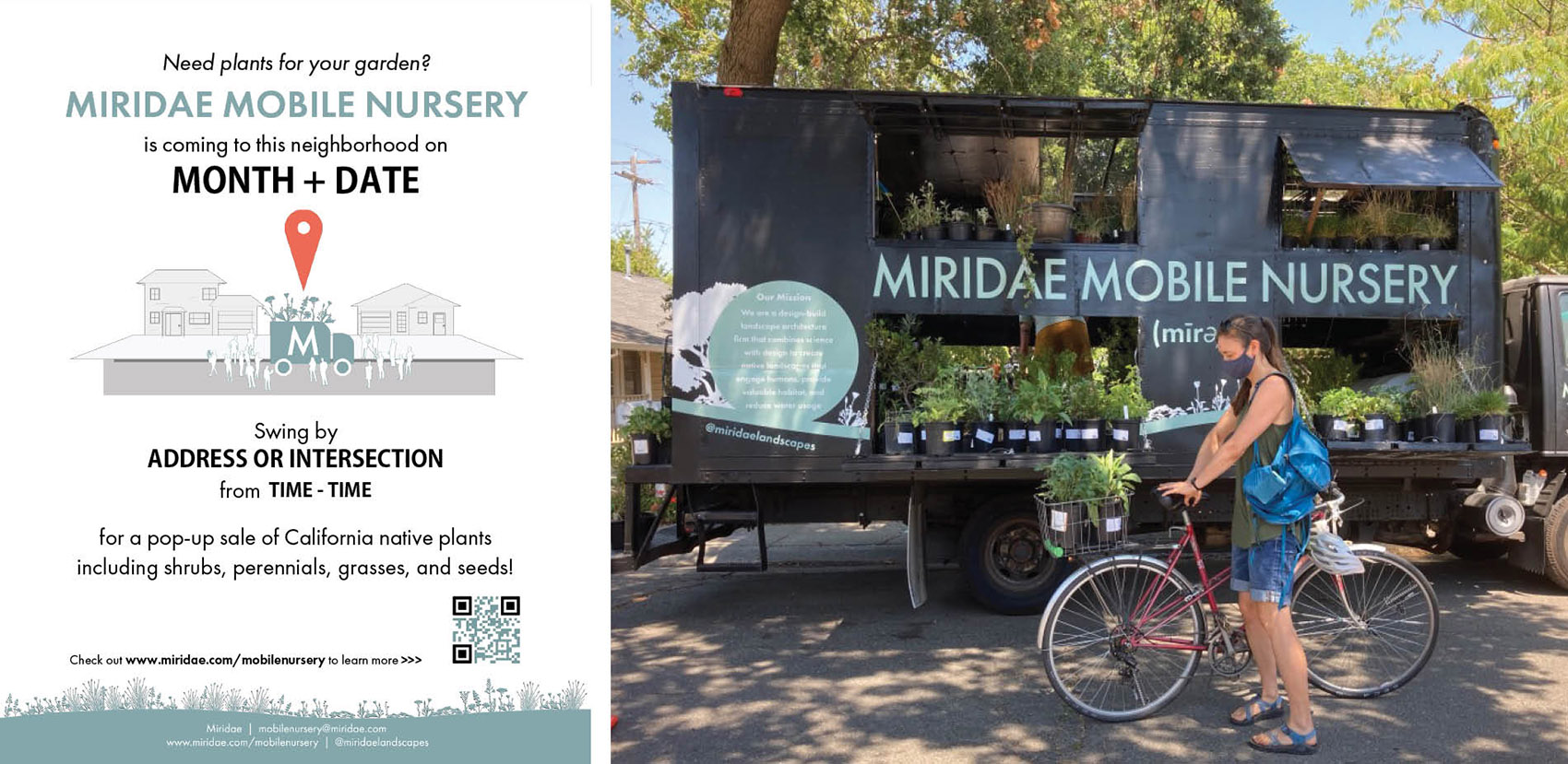 2022 ASLA COMMUNICATIONS AWARD OF HONOR Miridae Mobile Nursery Growing a Native Plant