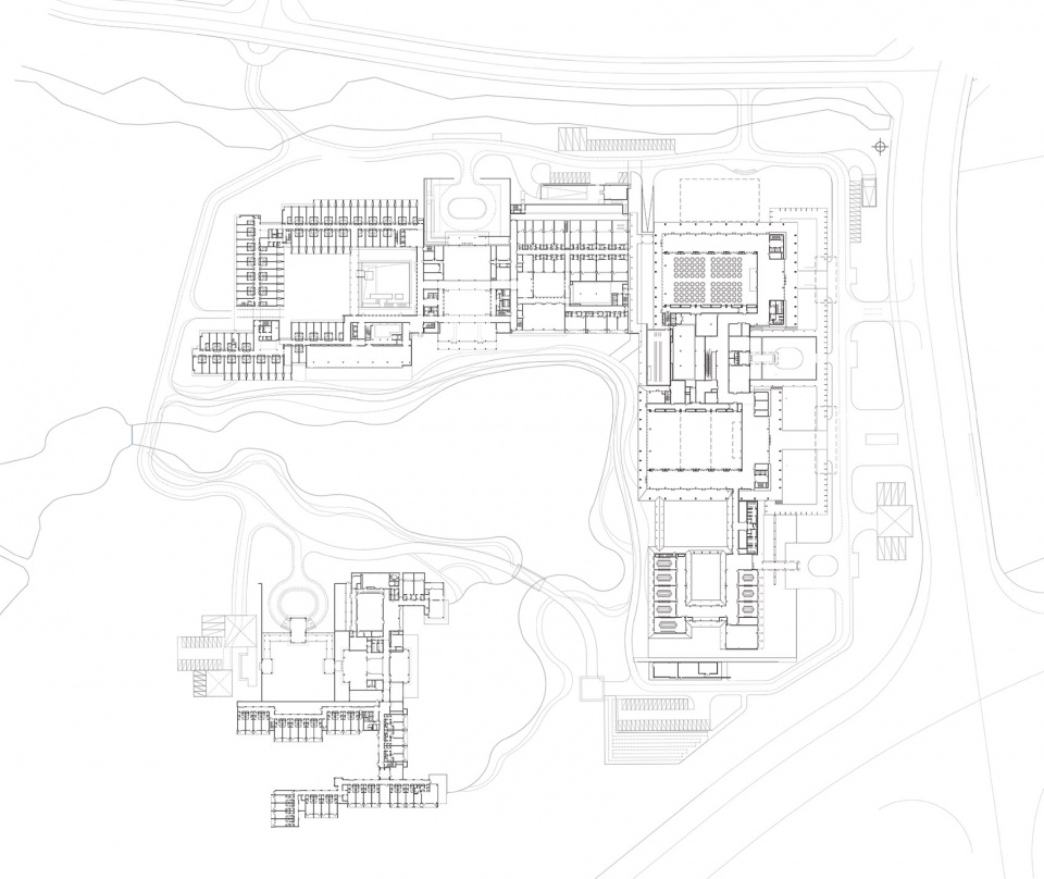 jinhua asian games sub village by gad design