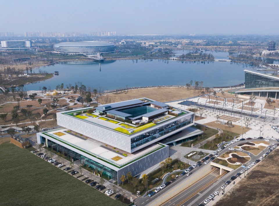 DongAn College Main Media Centre of FISU World University Games by China Southwest Architectural Design and Research Institute Corp Ltd
