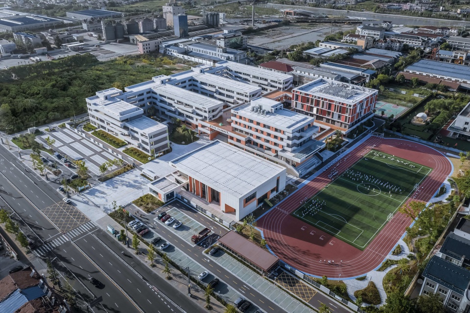 youyi road primary school in rudong county nanjing yangtze river urban architectural design
