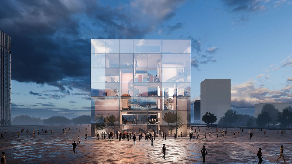 city cube square culture catalyst by xiaodi zhu