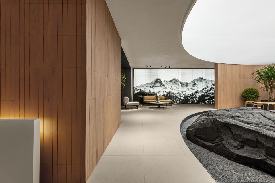 weijian life hall bypoetic design office of sp space