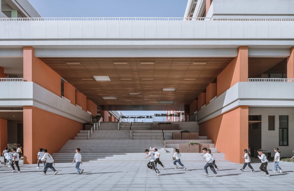 youyi road primary school in rudong county nanjing yangtze river urban architectural design