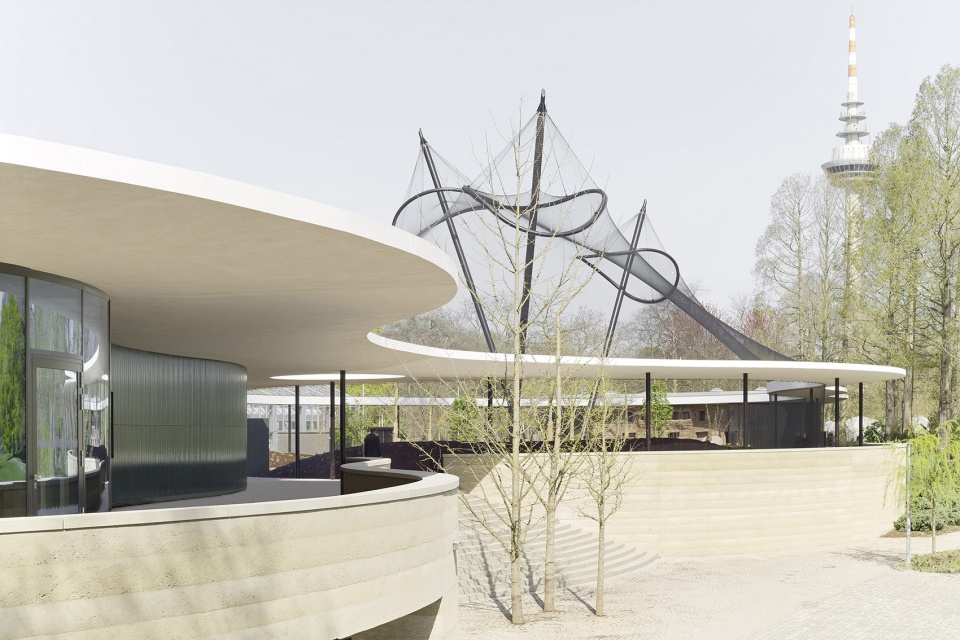 Green experience center in Luisenpark by Bez Kock Architekten BDA