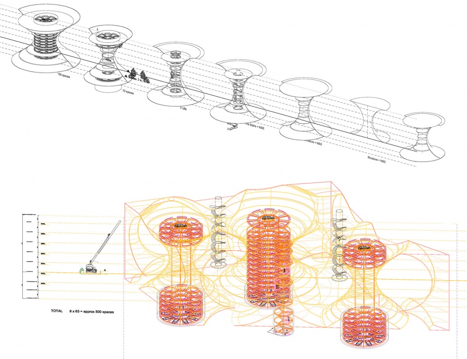 future car park by daniel statham studio