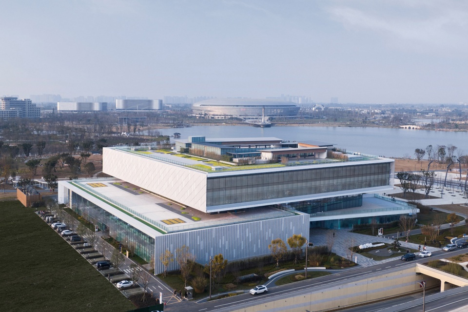DongAn College Main Media Centre of FISU World University Games by China Southwest Architectural Design and Research Institute Corp Ltd