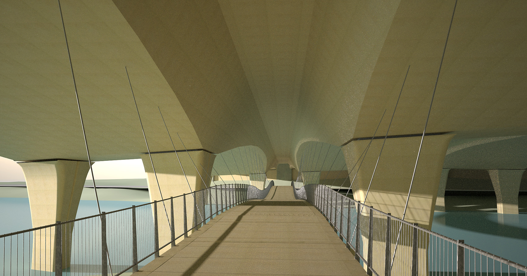 San Elijo Lagoon Pedestrian Bridge by Safdie Rabines Architects - 谷德设计网