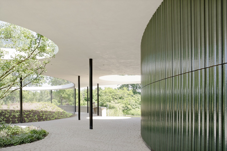 Green experience center in Luisenpark by Bez Kock Architekten BDA