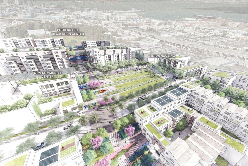 2022 asla urban design award of excellence hope sf rebuild potrero gls landscape architecture