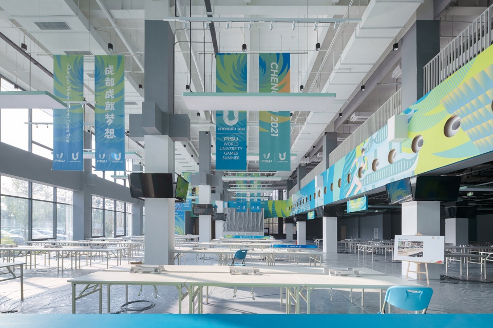 DongAn College Main Media Centre of FISU World University Games by China Southwest Architectural Design and Research Institute Corp Ltd
