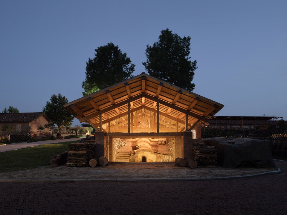 doumu dragon kiln and ich lounge in qianshan anhui by greyspace architects