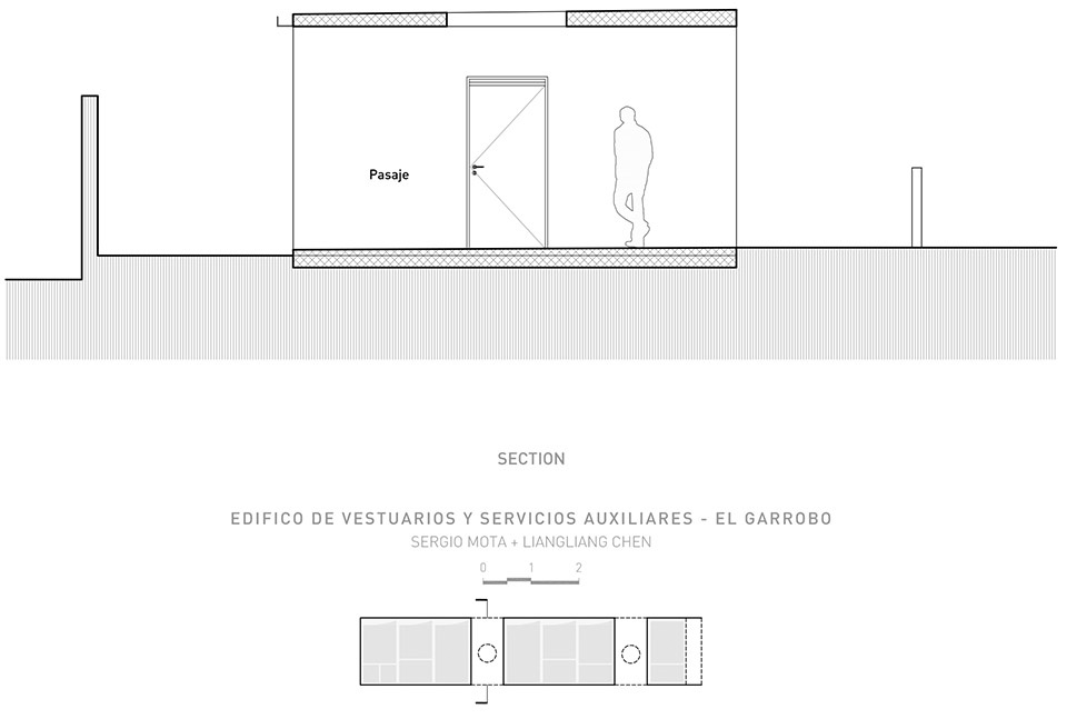 Changing Room And Auxiliary Services Building by Liangliang Chen Sergio Mota