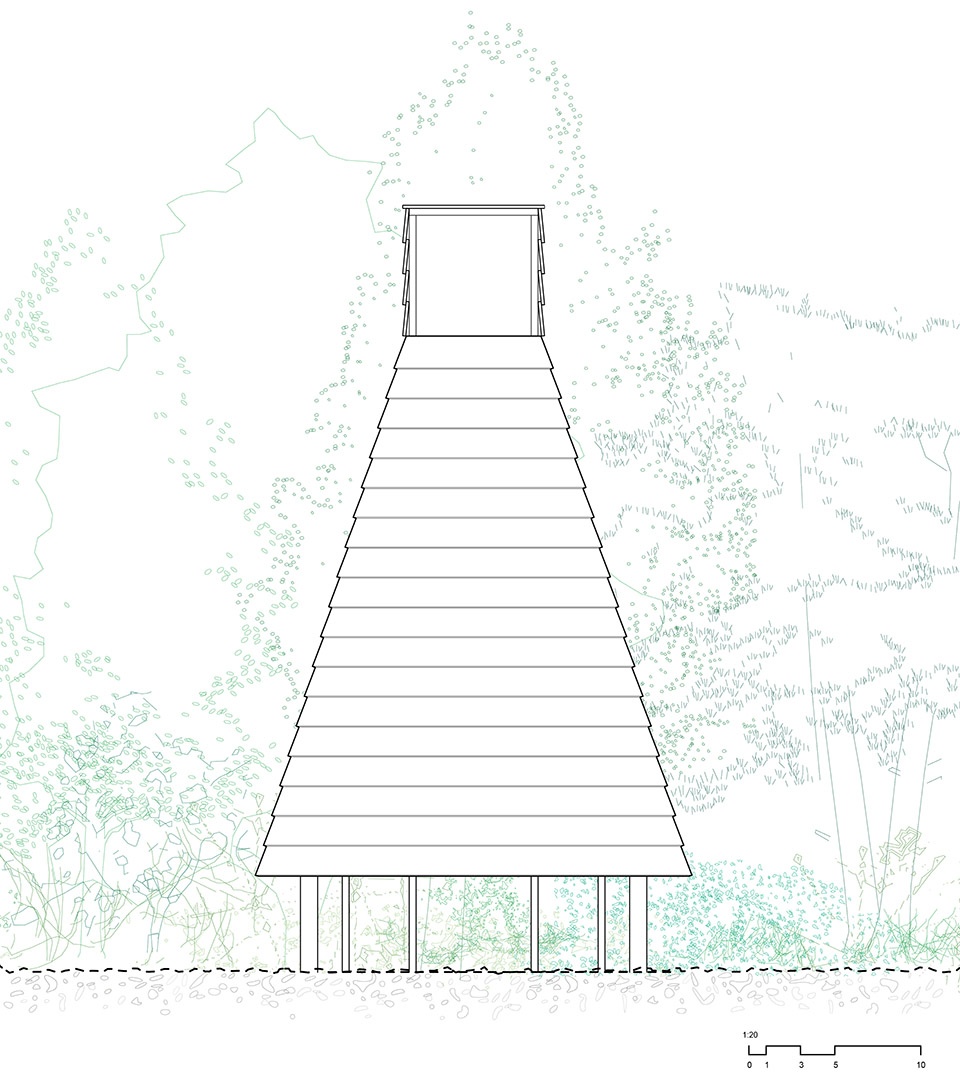 Periscope Hut by ELSE