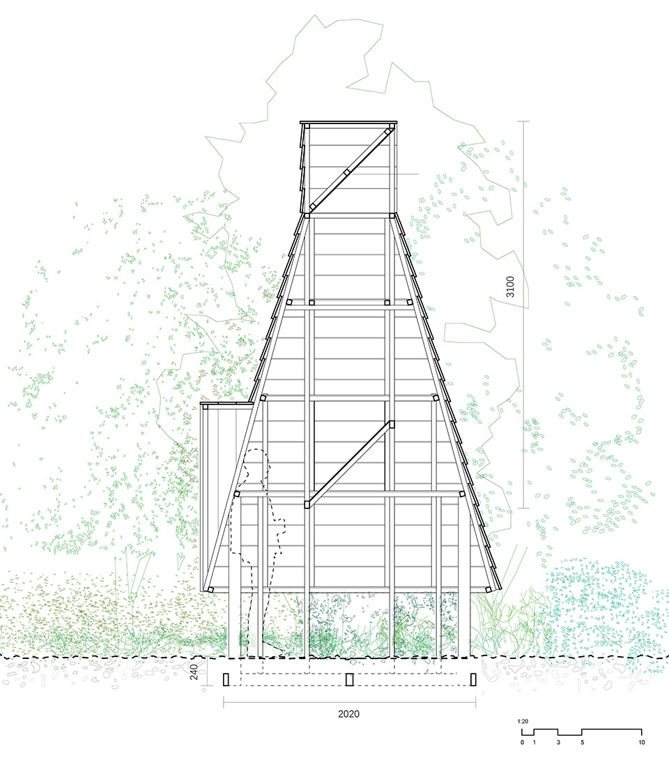 Periscope Hut by ELSE