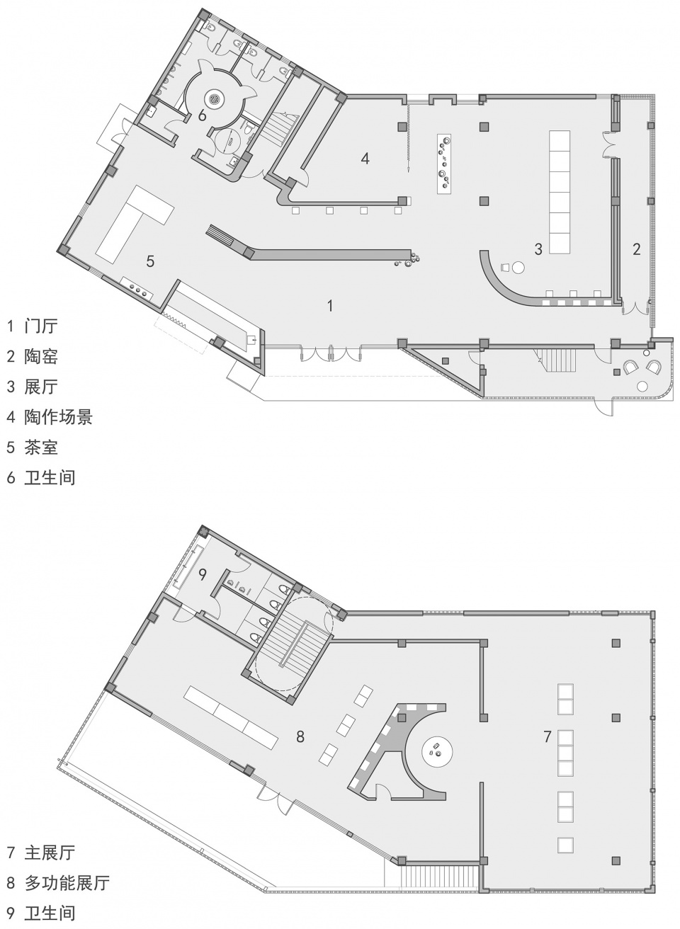 doumu dragon kiln and ich lounge in qianshan anhui by greyspace architects