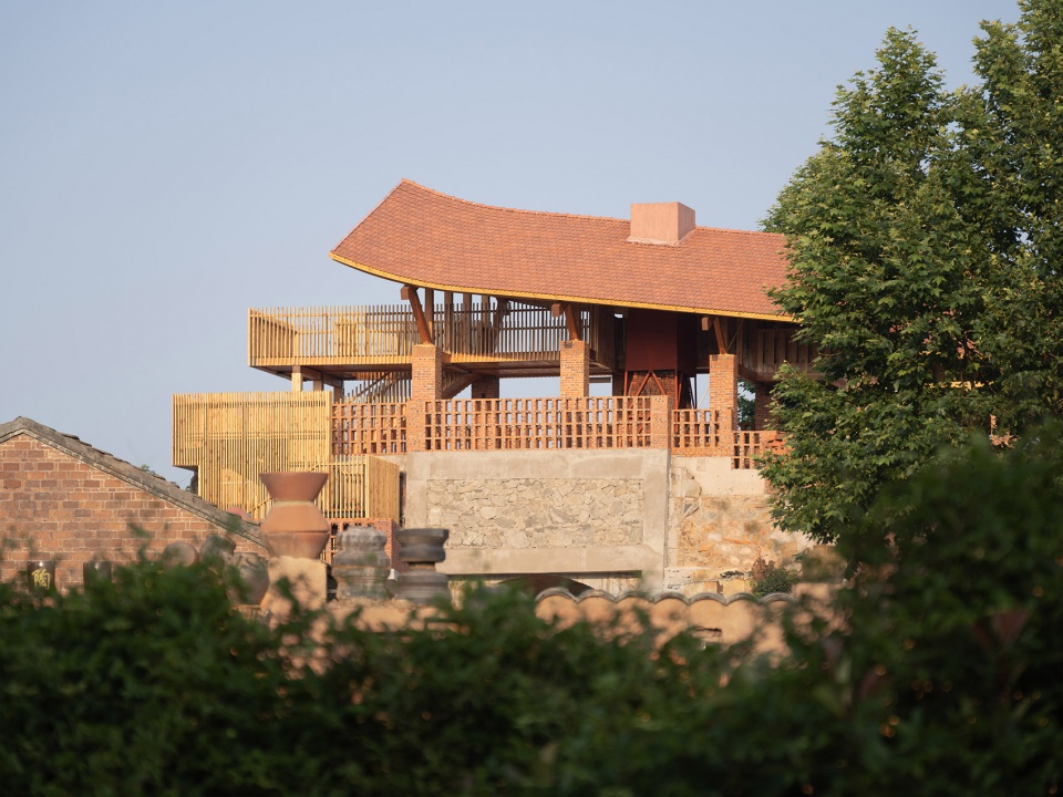 doumu dragon kiln and ich lounge in qianshan anhui by greyspace architects
