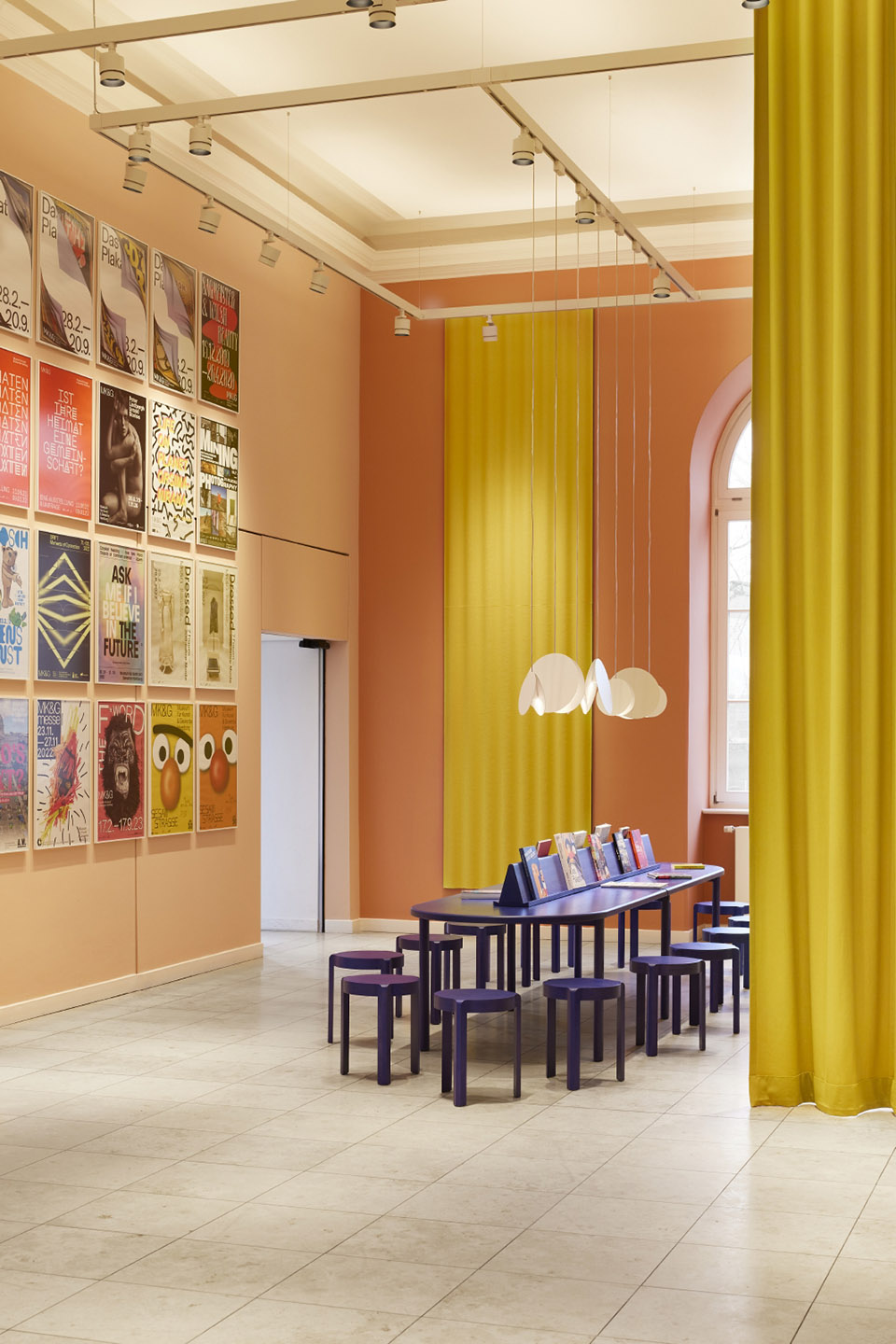 Visitor center at the museum MK&G in Hamburg by Studio Besau Marguerre ...
