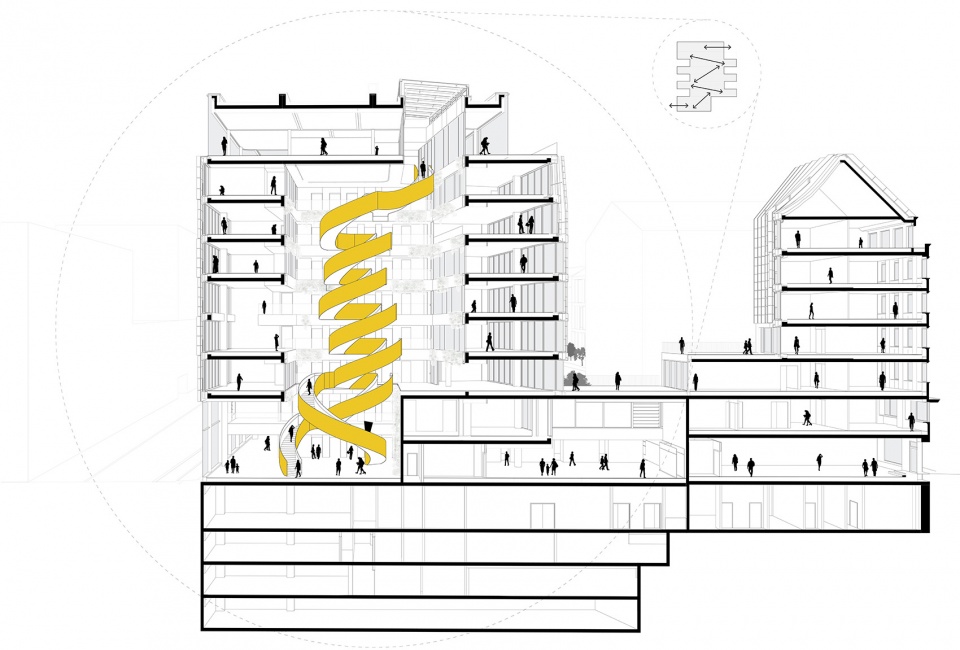 post headquarters metaform architects