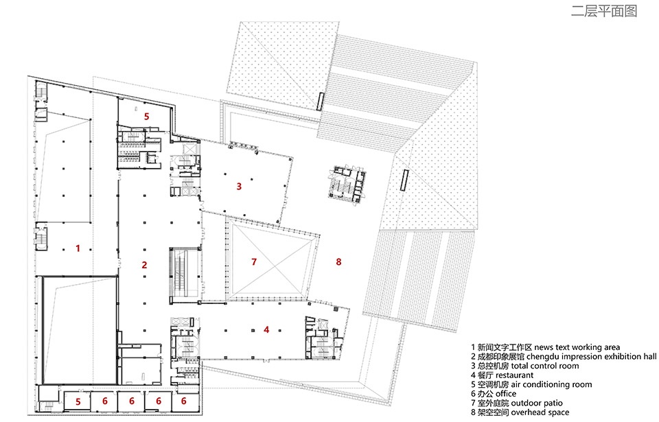 DongAn College Main Media Centre of FISU World University Games by China Southwest Architectural Design and Research Institute Corp Ltd