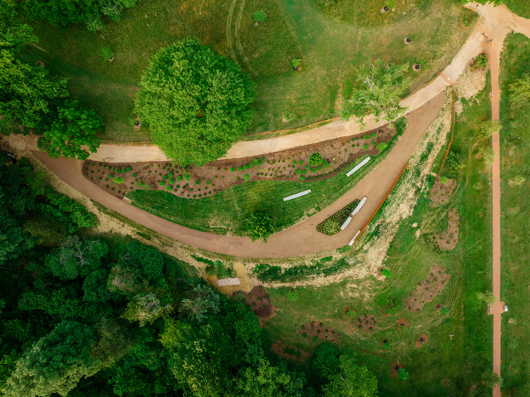 Contemplative Site at Monticello by HGA + Nelson Byrd Woltz Landscape