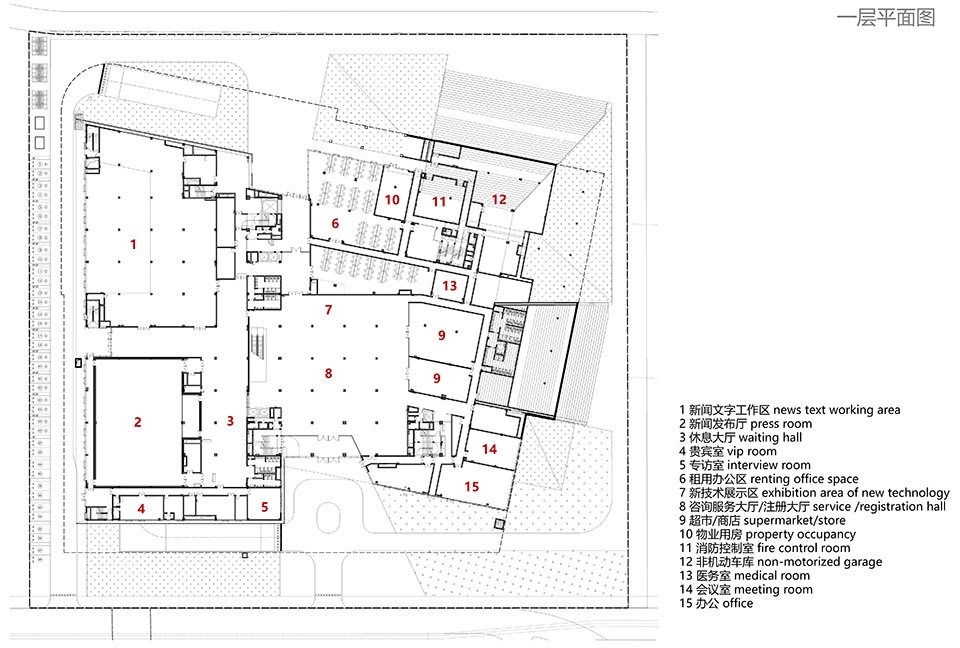 DongAn College Main Media Centre of FISU World University Games by China Southwest Architectural Design and Research Institute Corp Ltd