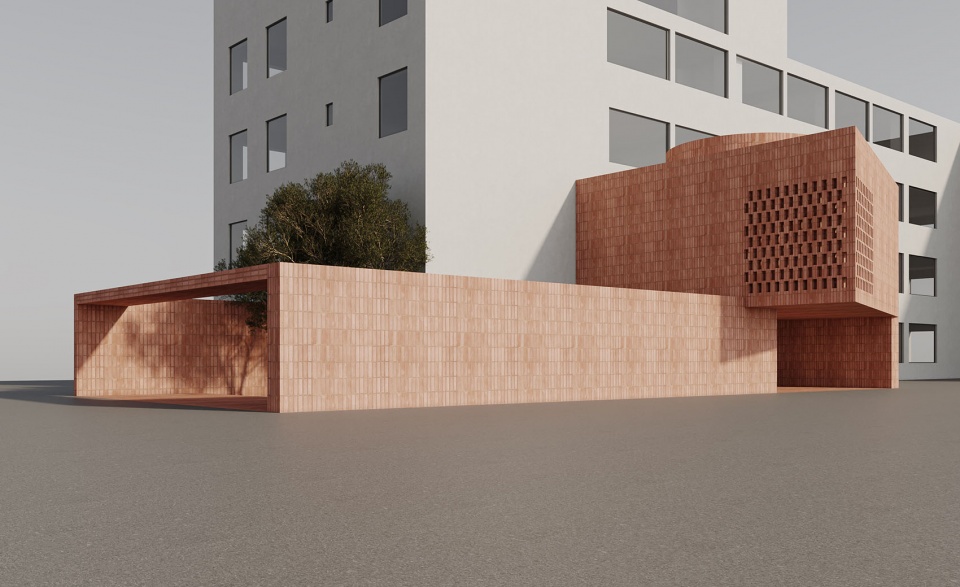 weijian life hall bypoetic design office of sp space