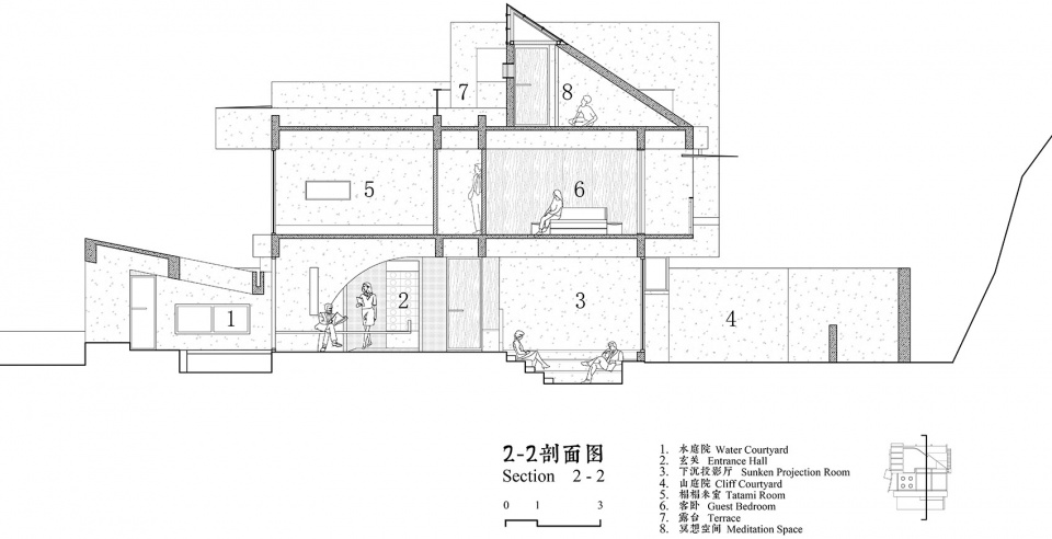 cliff house by li wenxi architects
