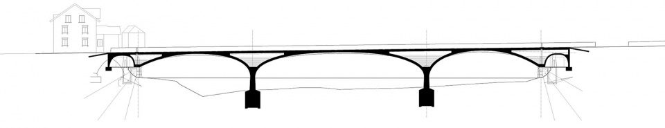 New Aare Bridge Elevation