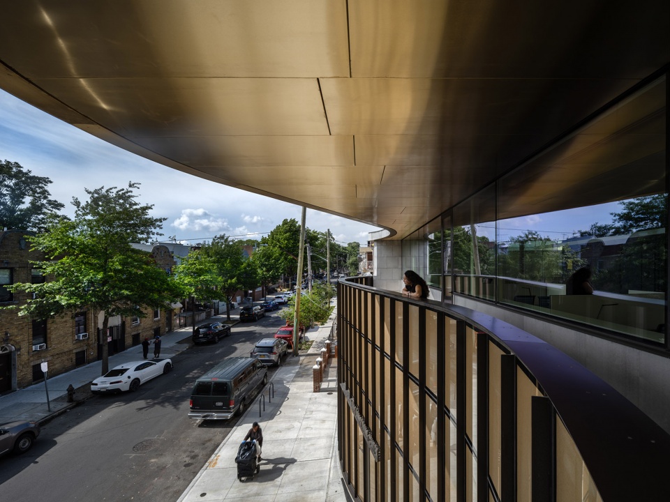 louis armstrong center by caples jefferson architects