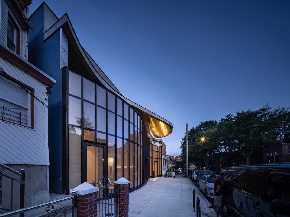 louis armstrong center by caples jefferson architects