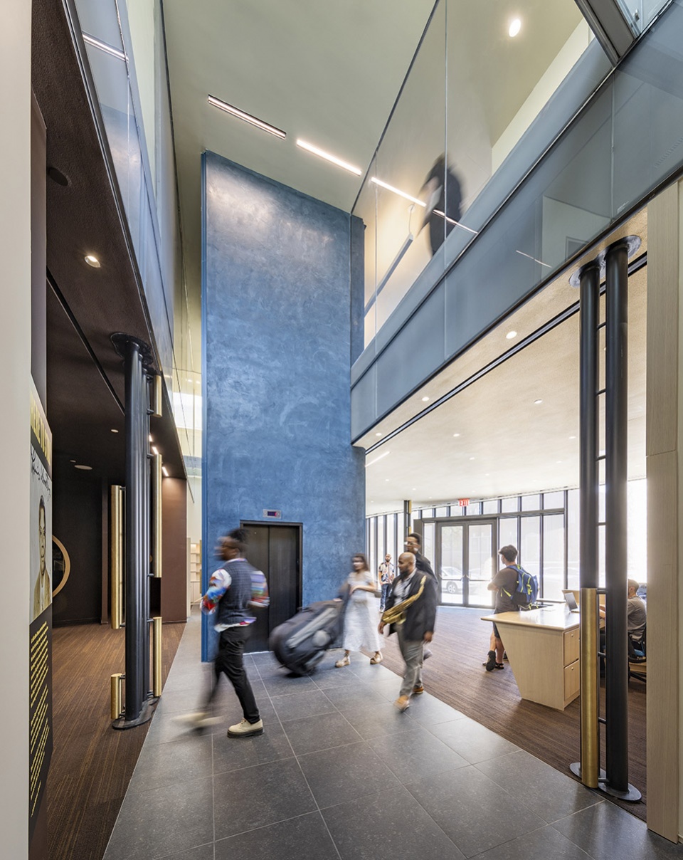 louis armstrong center by caples jefferson architects