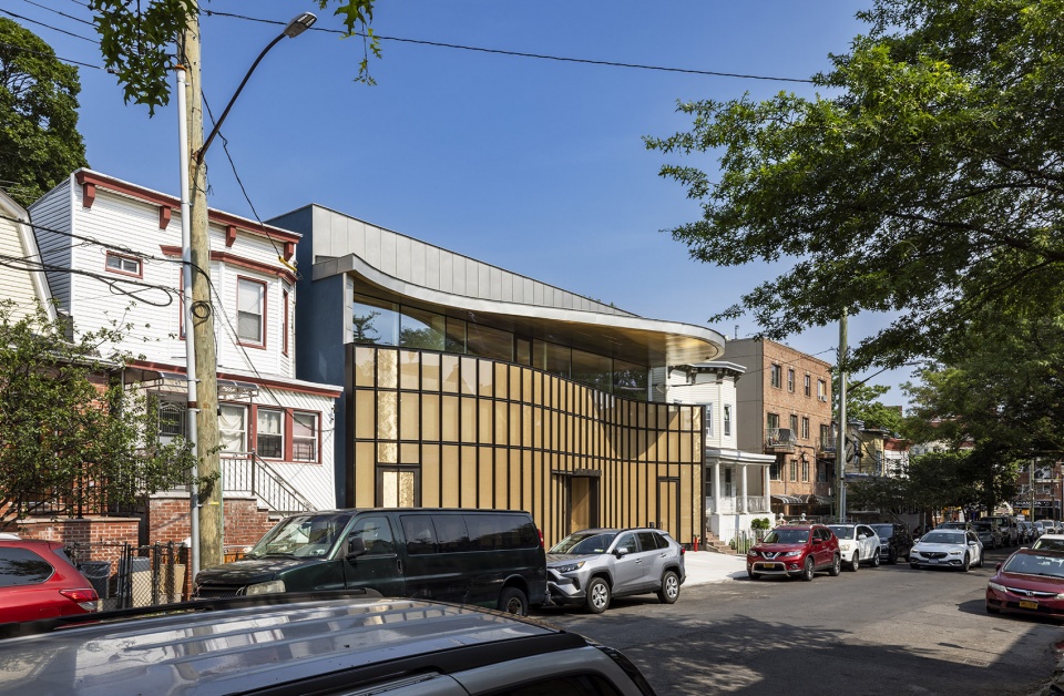 louis armstrong center by caples jefferson architects