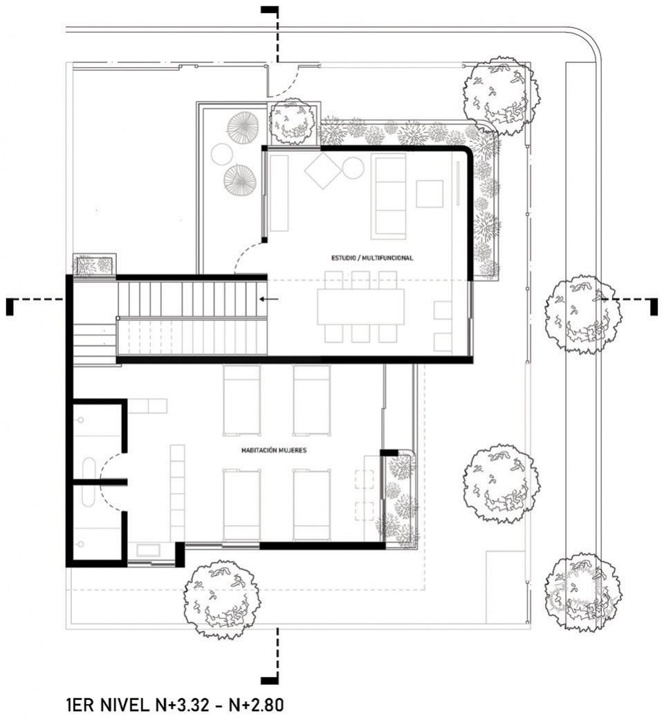 casa estudiantes brutal taller de arquitectura