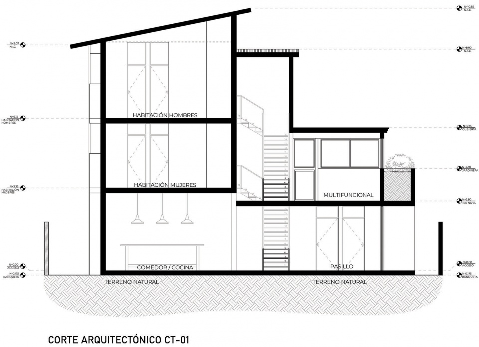 casa estudiantes brutal taller de arquitectura