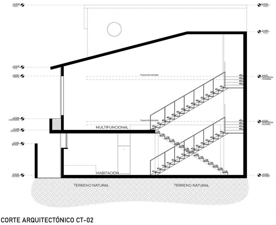 casa estudiantes brutal taller de arquitectura