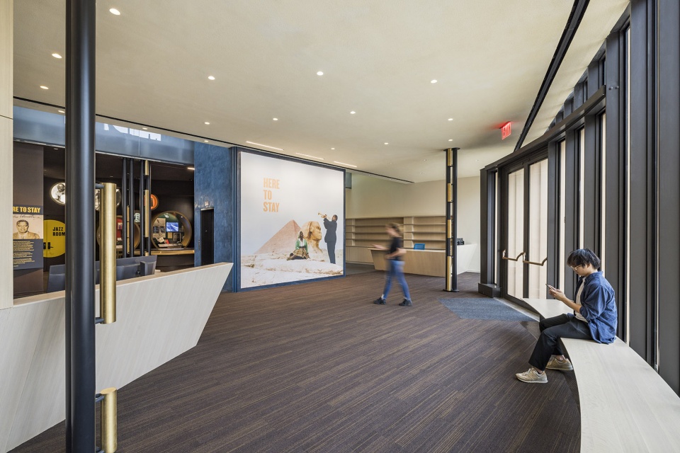 louis armstrong center by caples jefferson architects