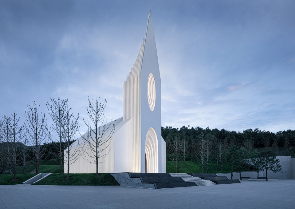 moonlight wedding chapel china by buzzburo ziyu zhuang