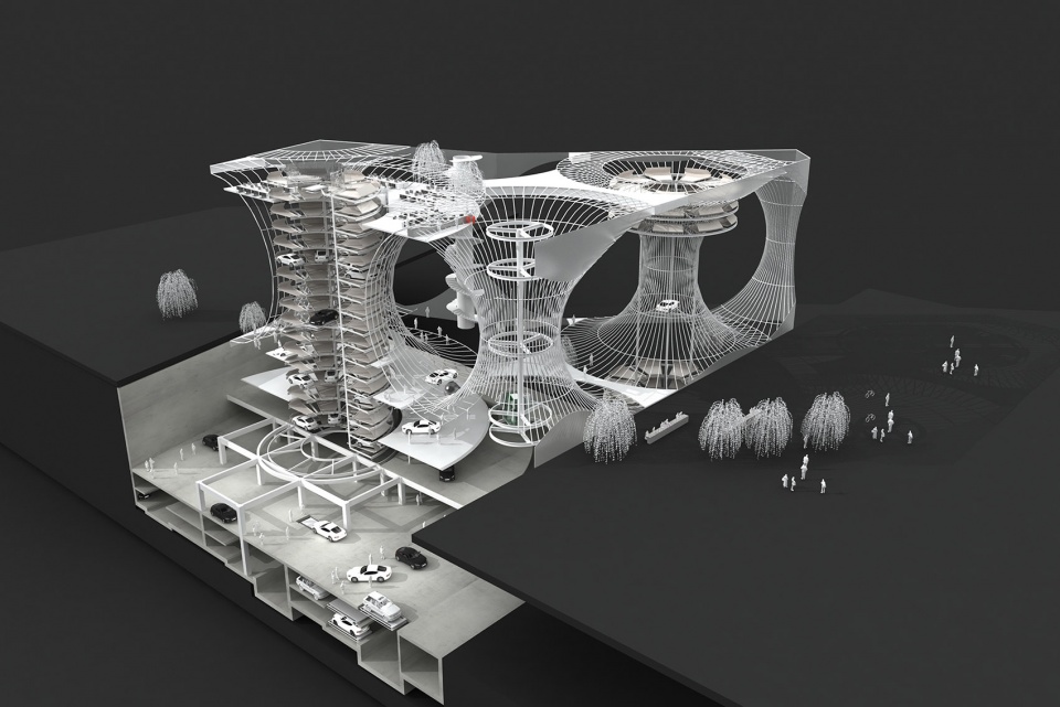 future car park by daniel statham studio