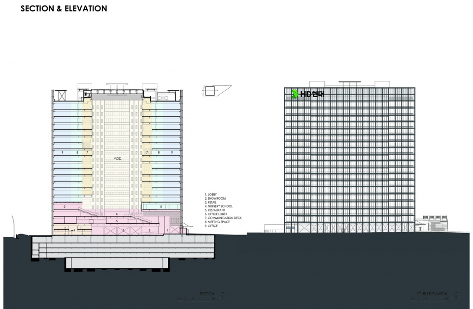 HyundaiGRC Section Elevation