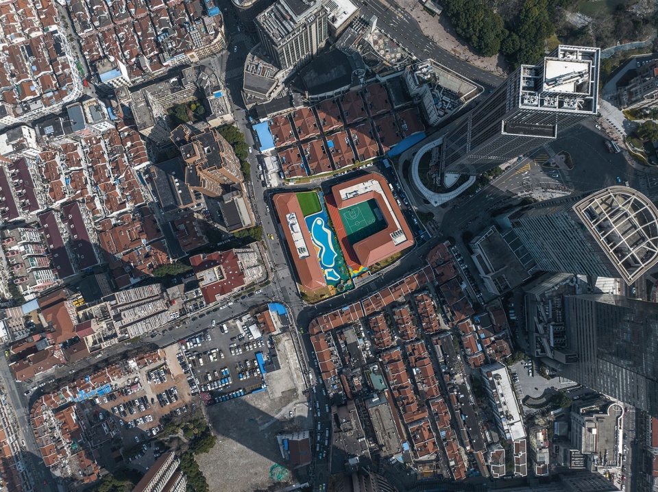 场地鸟瞰 Aerial view of the site ©繁玺视觉
