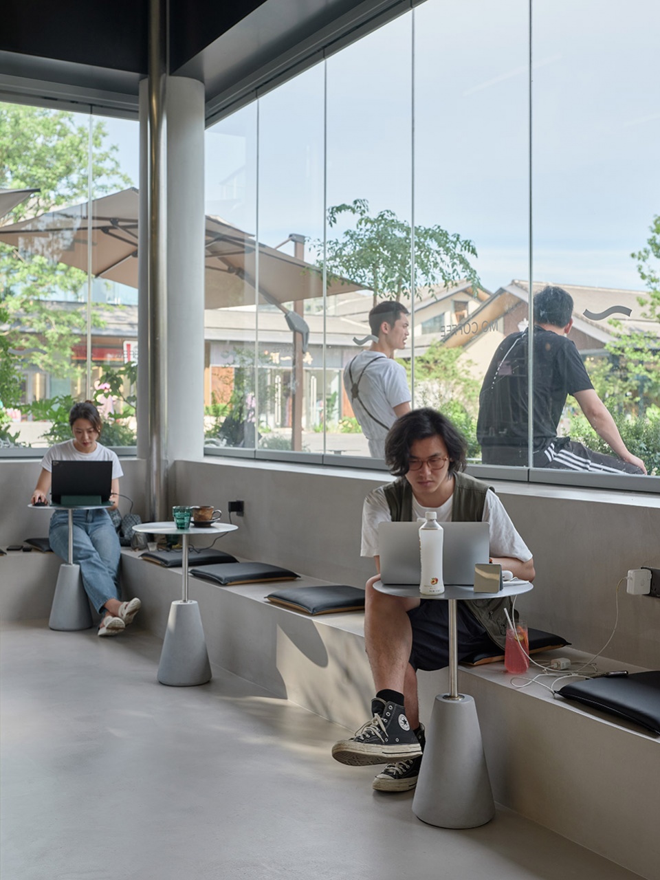 an architects cafe in hangzhou by lm qingmo architecture
