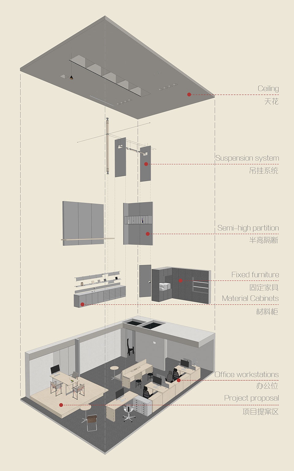 office space of liso space design firm