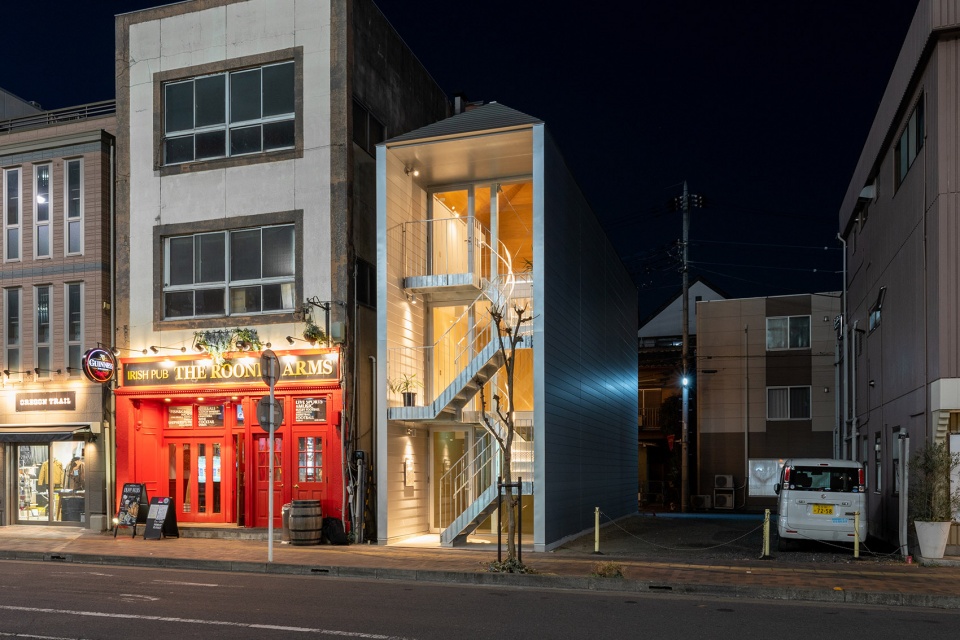 Pencil Building in Kumagaya by Sigma Construction Co Ltd Ono Architect Office