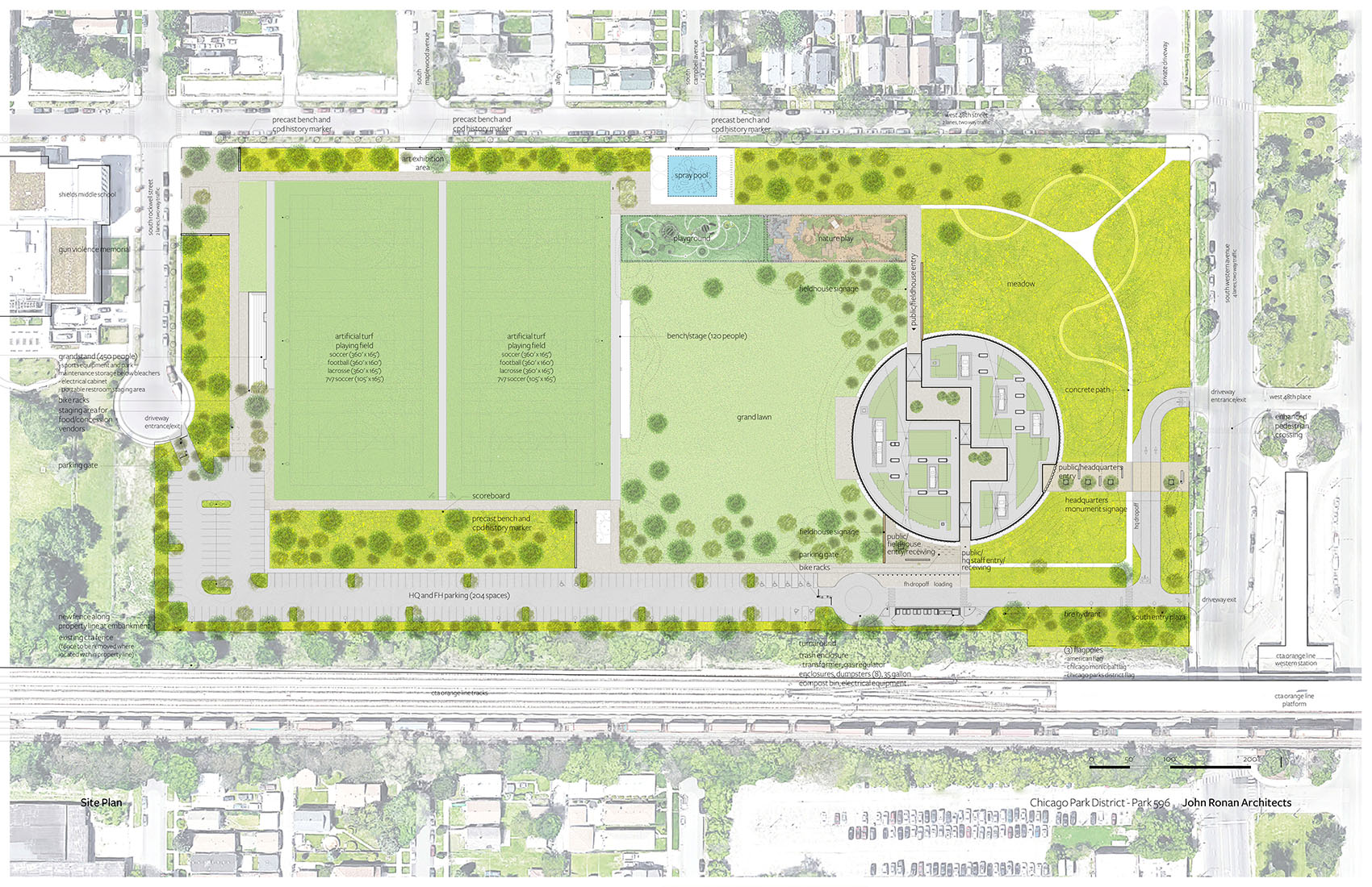 Chicago Park District Headquarters by John Ronan Architects 谷德设计网